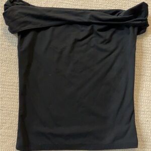 Abercrombie Black Off-Shoulder Top